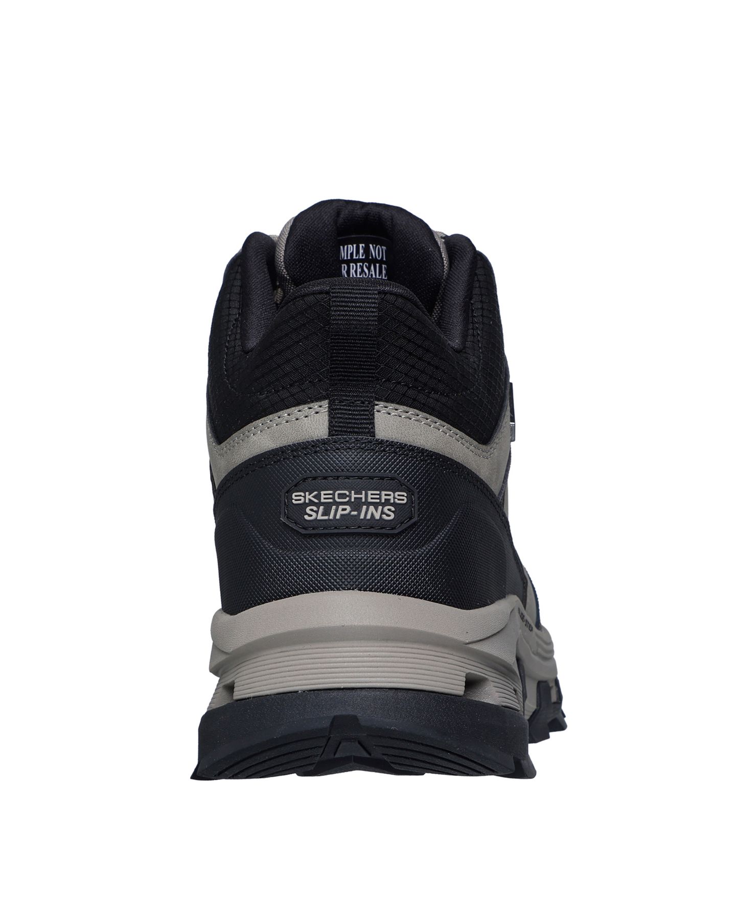 Мужские ботинки Skechers Slip-Ins Waterproof Relaxed Fit: Glide-Step Randell - Brecken Hiking, цвет: Серый / Чёрный — фото 4