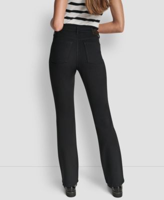 Women's Mid-Rise 5 Pocket Slim Boot Cut Pants