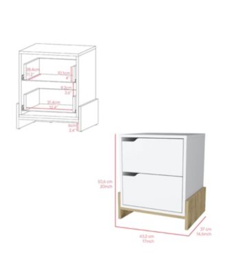 Brookland 2-Drawer Nightstand