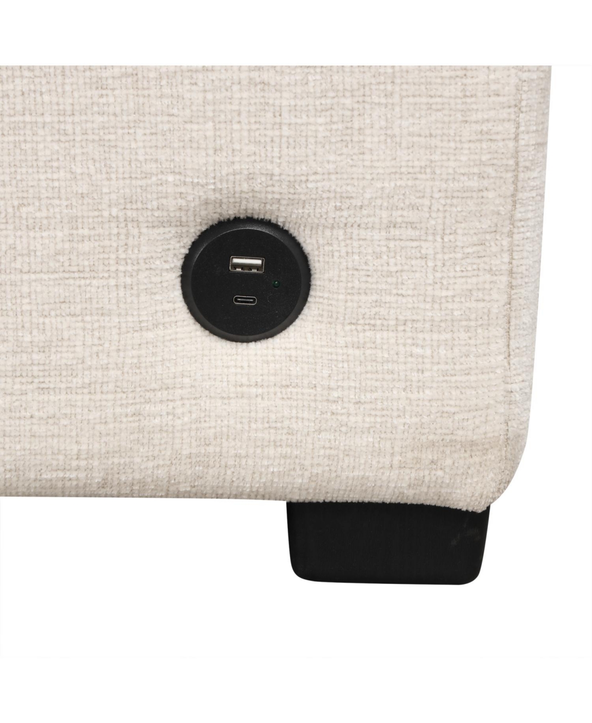 Streamdale Furniture 107" Sectional Sofa Bed U-Shape