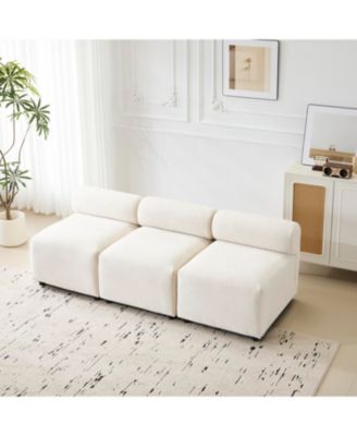 Evelyn 78" Modular 3-Seater Sectional Sofa