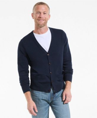 Big & Tall Fine Gauge Cotton Cardigan