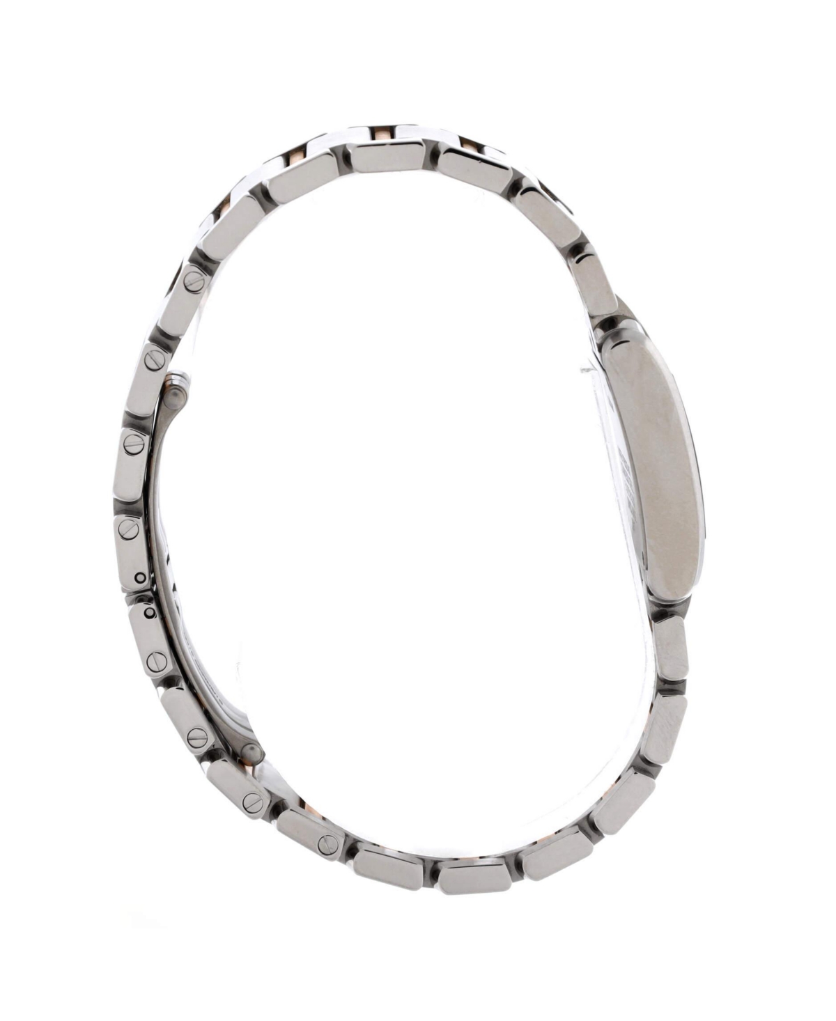 Pre-Owned Cartier Tank Francaise Quartz Watch in Stainless Steel and Rose Gold with Diamond Markers 20mm