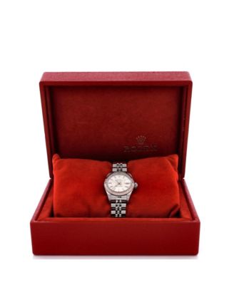 Oyster Perpetual Datejust Automatic Watch in Stainless Steel and White Gold 26mm