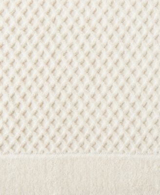Quick-Drying Cotton Diamond Waffle Textured 2-Piece Oversized Bath Sheet, 68" x 35"