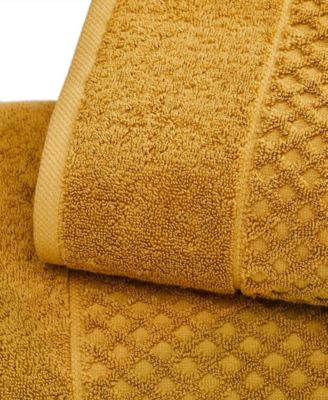 Quick-Drying Cotton Diamond Waffle Textured 2-Piece Oversized Bath Sheet, 68" x 35"