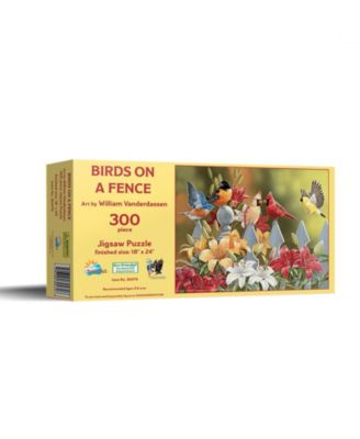 Birds on a Fence 300 piece Jigsaw Puzzle for Adults