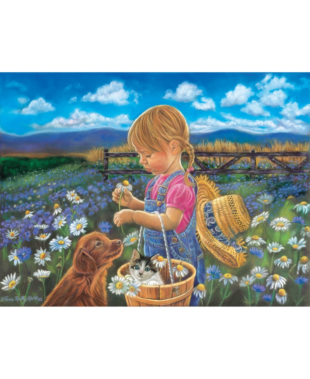 Country Girl 500 piece Jigsaw Puzzle for Adults
