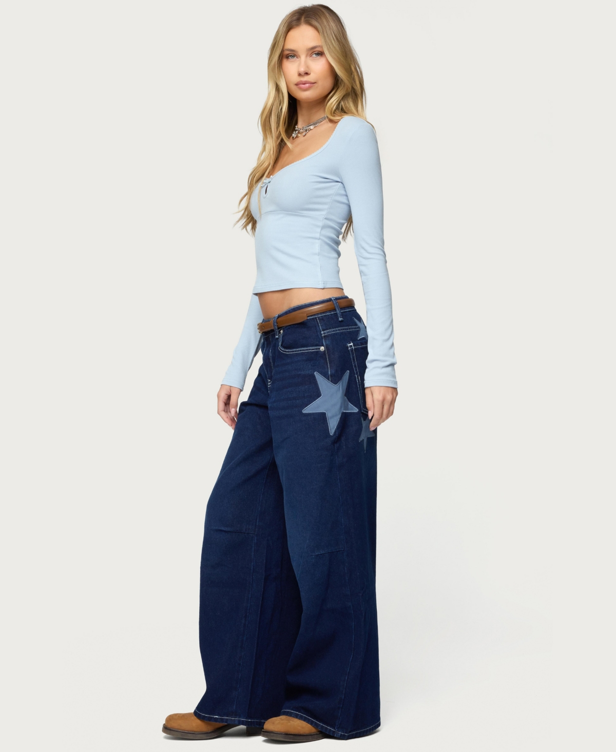 Edikted Women's Madder Keyhole Cutout Top