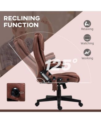 6 Point Vibrating Massage Office Chair with Lumbar Heat