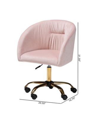 Ravenna 24.5" Metal Contemporary Office Chair