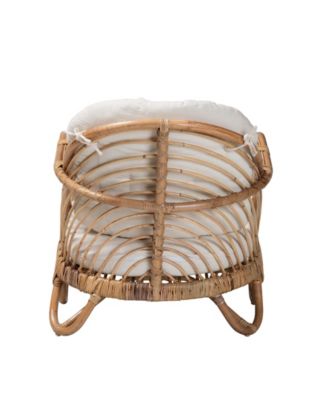 Aliane 30" Rattan Bohemian Armchair