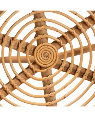 Narva 31.3" Rattan Bohemian Accent Chair