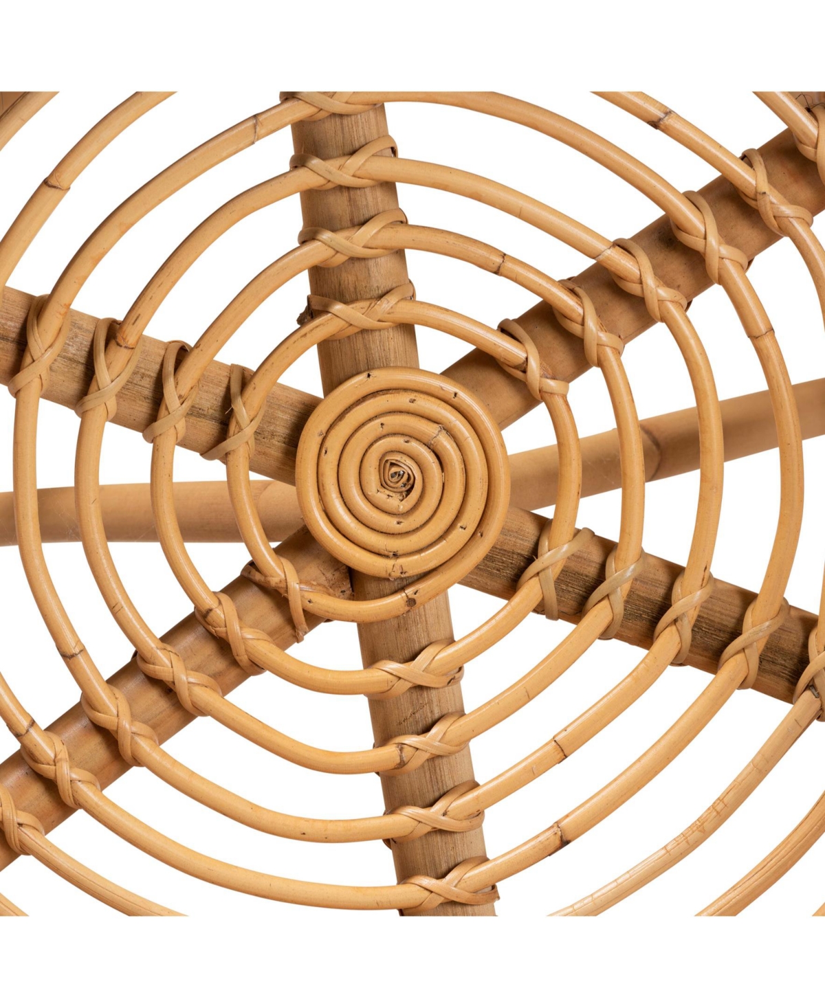 Furniture Narva 31.3" Rattan Bohemian Accent Chair