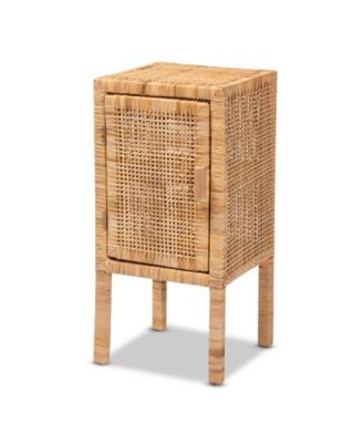 Vivan 13" Rattan Bohemian Nightstand