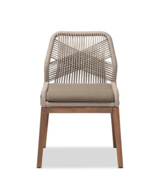 Jennifer 25.2" Wood Mid-Century Dining Side Chair