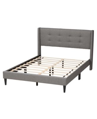 Boxton Studio Casol 60.6" Fabric Mid-Century Full Platform Bed