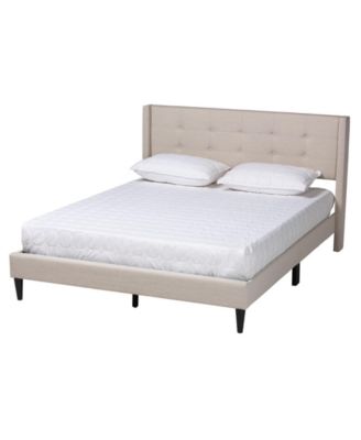 Boxton Studio Casol 88.4" Fabric Mid-Century Queen Platform Bed