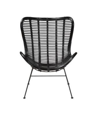 Colorado 32.3" Rattan Bohemian Accent Chair
