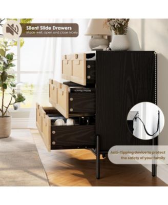 + 6-Drawer + Rattan & Wood + Farmhouse/Modern Style + Dresser