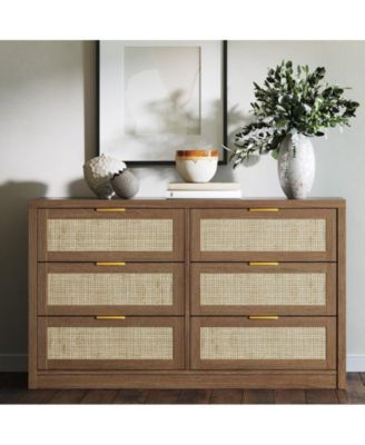 53" Rattan Dresser for Bedroom