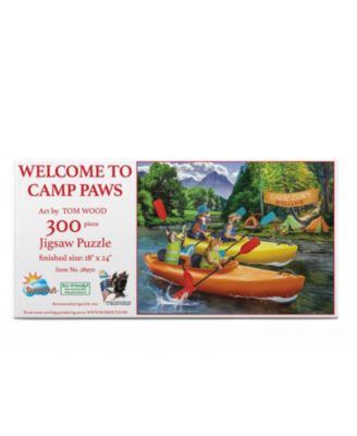 Welcome to Camp Paws 300 piece Jigsaw Puzzle for Adults