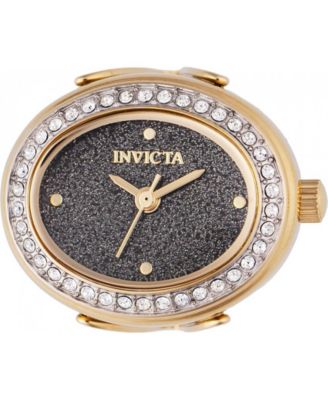 Women's 49601 Mini  Quartz 2 Hand Black Dial Watch