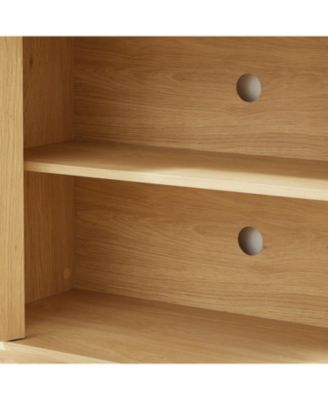 64" Wavy TV Stand - Natural