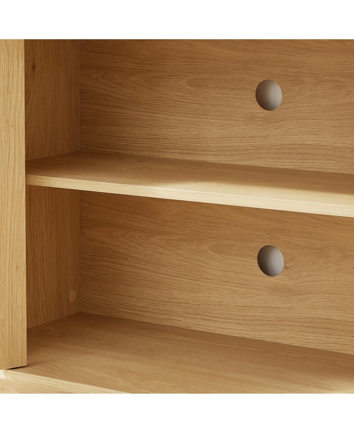 Streamdale Furniture 64" Wavy Tv Stand - Natural