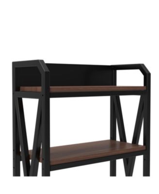 Streamdale 56" Baker's Rack 4-Tier Metal/Wood Kitchen Storage Organizer