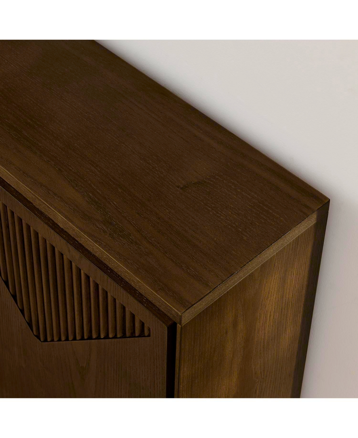 Streamdale Furniture Mid Century Modern V-Shape Storage Cabinet