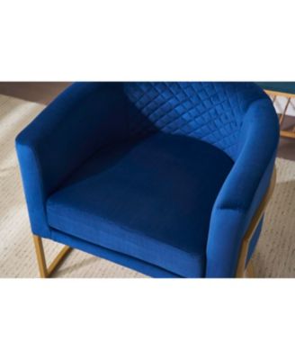  Upholstered velvet chair Gold metal bracket, medieval living room office tea room lounge chair