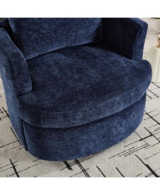 360 Swivel Chenille Chair- Comfortable, Breathable, & Easy Assembly