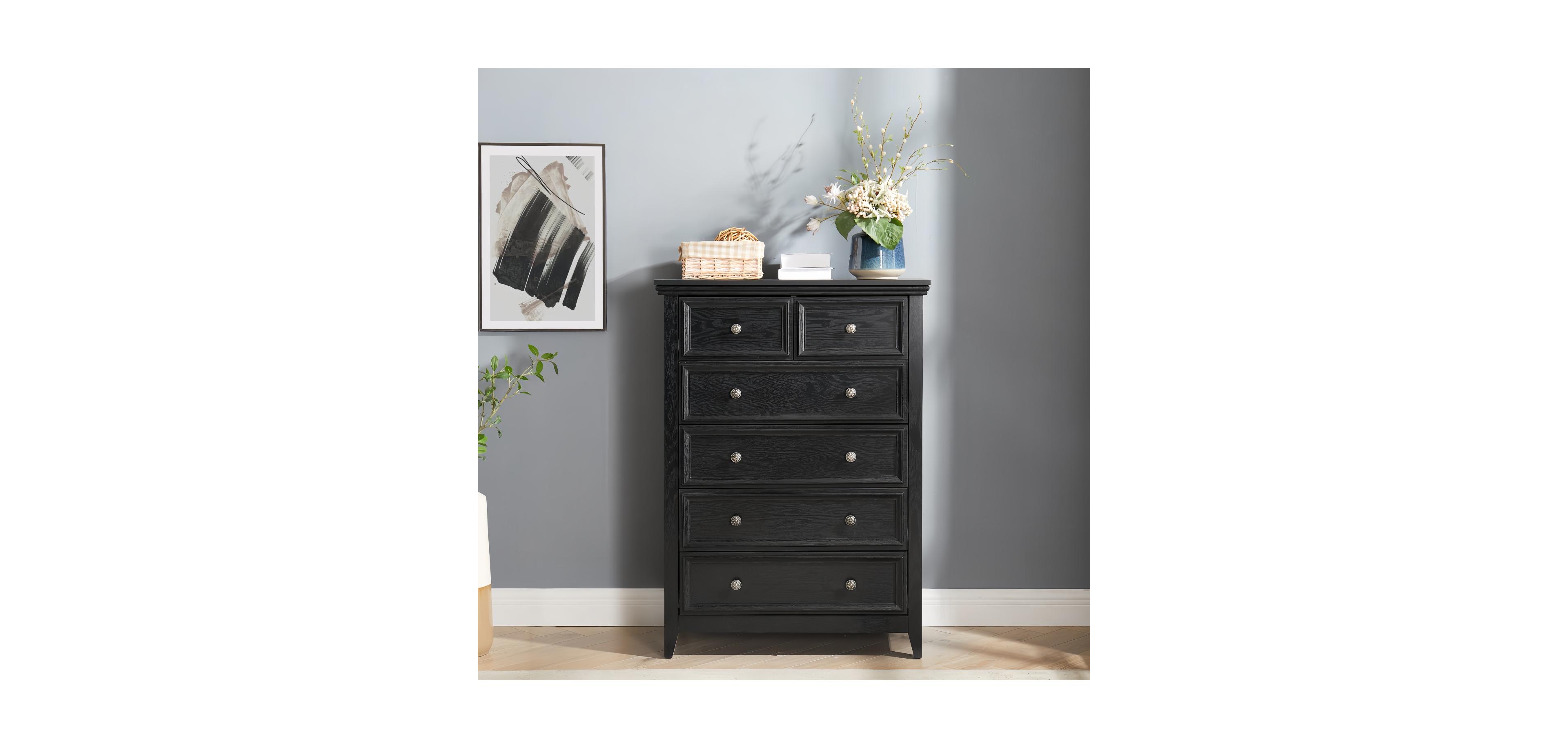 Streamdale Furniture Stylish Storage Premium Metal Handle Drawer Cabinet