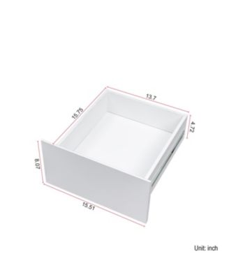 Kitchen Pantry Cabinet with Doors, Shelves & Drawers