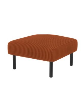 Streamdale Corduroy Ottoman Footstool with Legs