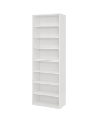 CD DVD Storage Cabinet Bookcase Adjustable Shelf