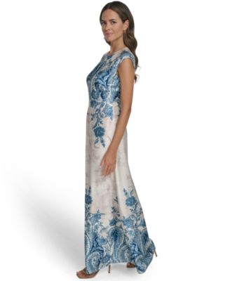 Women's Extended Cap Twist Gown