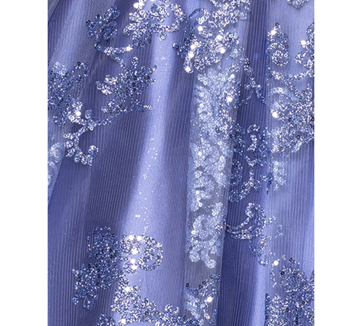 Blondie Nites Juniors' Glittered Strapless Corset Gown