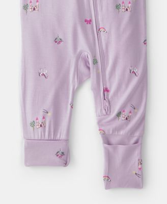 Baby Girls' Fairytale 2-Way Zip Sleep and Play Pajama
