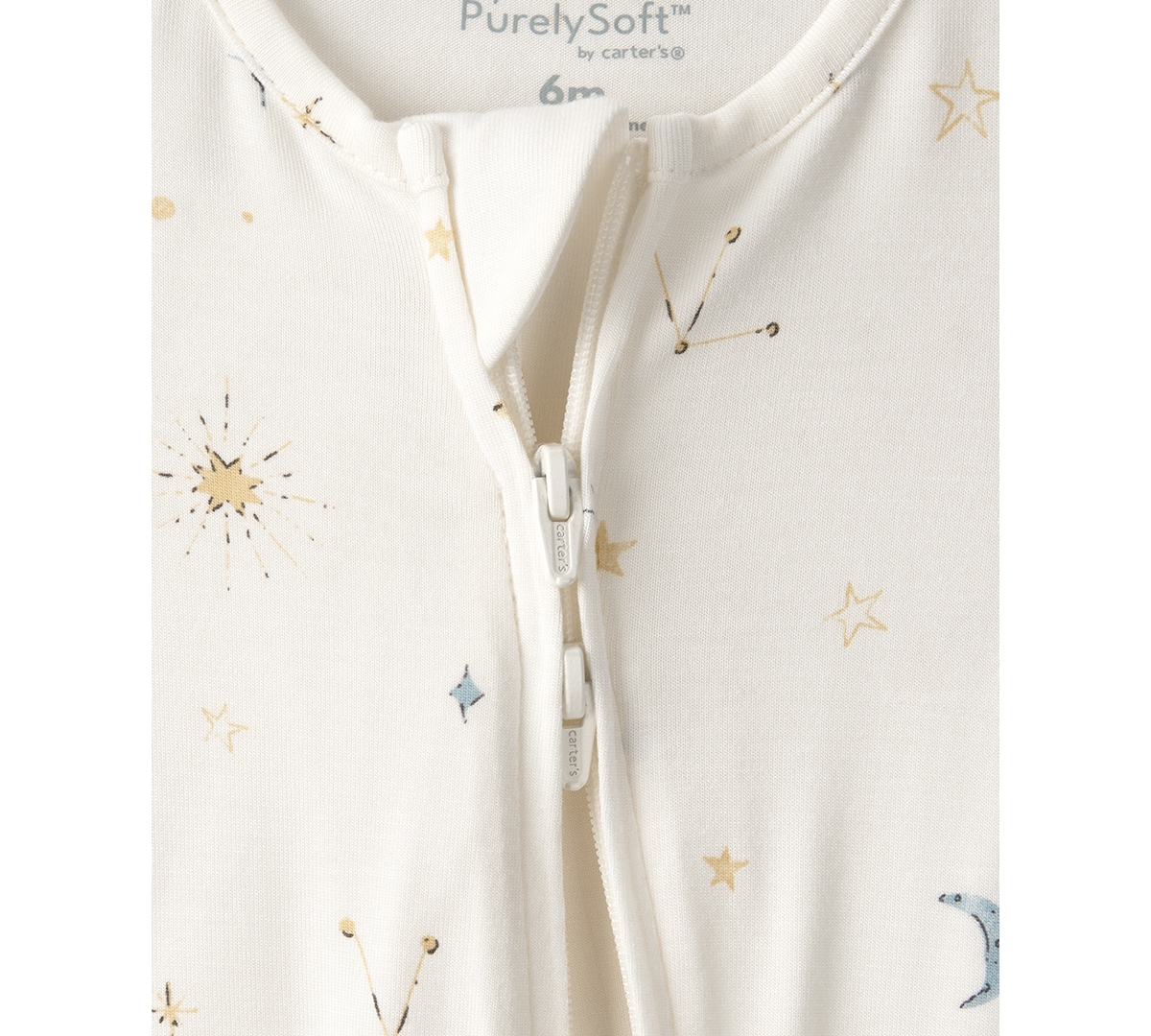 Carter's Baby Boys' or Girls' Constellation 2-Way Zip Sleep and Play Pajama