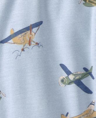 Baby Boys' Plane Print Pants, 2-Pack