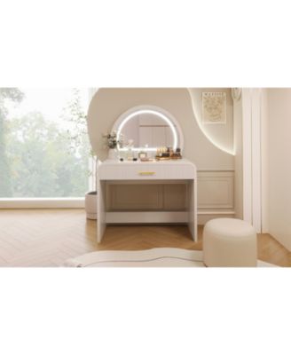 Streamdale 39" Lighted Mirror Vanity Table with Drawer