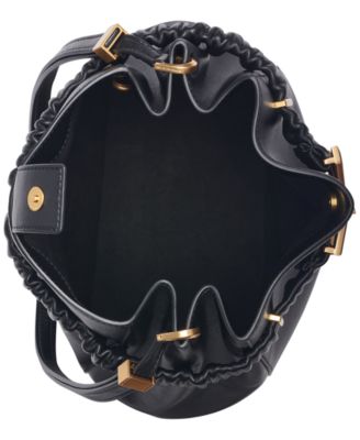 Gingham Medium Bucket Bag