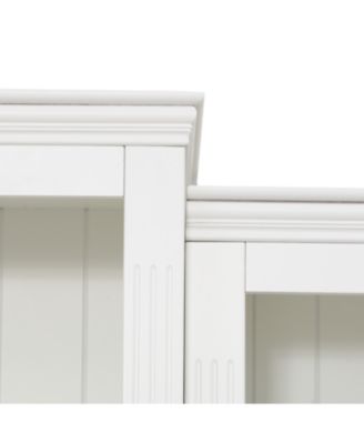 78.75" LED Bookcase Display Cabinet