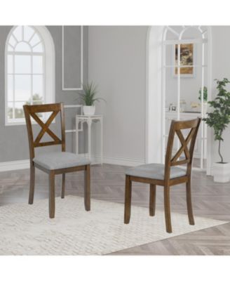 Walnut Dining Chairs Set of 4