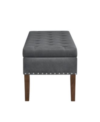  Tufted Bench with Storage