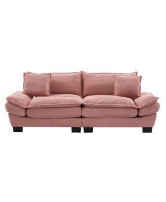 Streamdale Corduroy Sofa Sleeper with Comfy Cushions