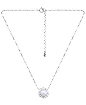 Cultured Freshwater Pearl (7mm) Necklace, Macy's Exclusive