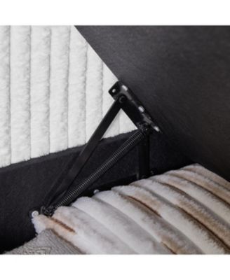 Square Tufted Ottoman with Storage Box, Large